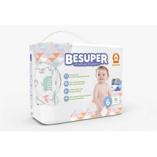 Besuper Baby Diapers Size 6 XXL (30 Pcs per Pack)