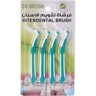 Dr. Brush Orthodontic Toothbrush 4 Pieces