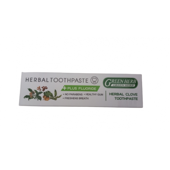 Green Herb - Herbal Clove Toothpaste Plus Fluoride 30G