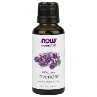 NOW Foods Lavender Oil 100% Pure, 30 ml, Clear
