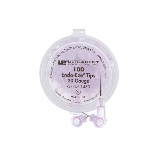 Endo-Eze Tips for Endodontic Evacuating, 20G, PK/100