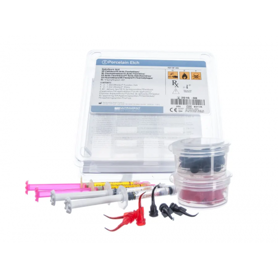 Porcelain Etch Kit, 90 Second, 9% HA (2x Etch + 2x Silane)