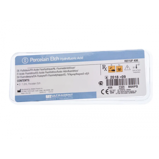 Ultradent, Porcelain Etch Refill, PK/2