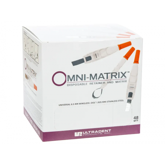 Omni-Matrix SS, Wingless 6.5 mm 0.001" (.025 mm) Orange, PK/48