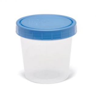 Specimen Container Clear with Label (1000 pcs)